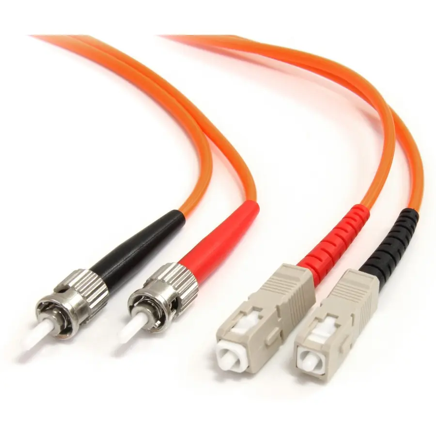 StarTech 2m Fiber Optic Cable - Multimode Duplex 62.5/125 - LSZH - ST /SC