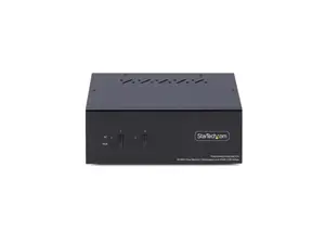 StarTech 2-Port Dual-Monitor DisplayPort and HDMI KVM Switch - 4K 60Hz - 1x HDMI & 1x DP Monitor - 2-Port USB 5Gbps Hub - 2x USB HID Ports - TAA Compliant - P2ADDH462-KVM-SWITCH