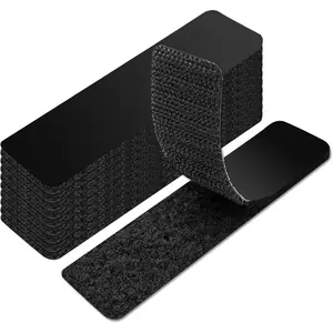 Household daily necessities Art3d 16 Sets Hook and Loop Tape Sticky Back,1 in.x 4 in.Double-Sided Command Adhesive Strip Heavy Duty