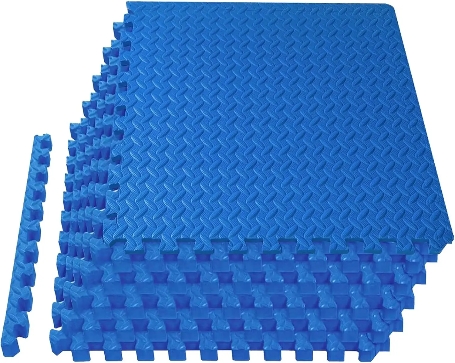 Interlocking Foam Tiles Puzzle Mats for Floor 24 SQ FT, 1/2 Inch, 6 Tiles, EVA Torin