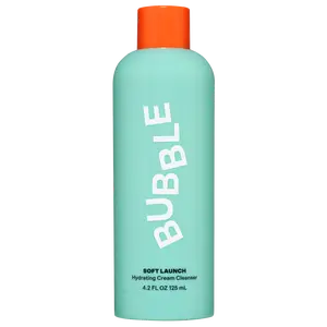 Bubble Skincare Soft Launch Cream Cleanser – Gentle & Hydrating Face Cleanser, 4.2 fl oz (125 ml), Perfect for All Skin Types!
