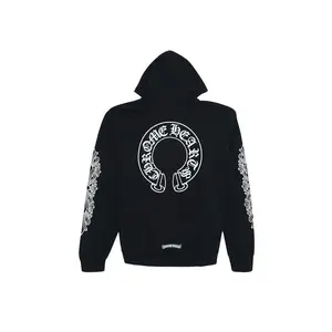 Chrome Hearts Horse Shoe Floral Hoodie Black (men) by StockX