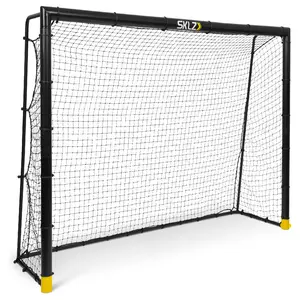 SKLZ Soccer Trainer Goal - 8.5' x 5' Rebounder Practice Net with Weather-Resistant Design & 12-Month Warranty for Enhanced Skills