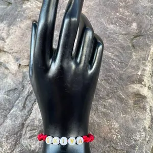 Red Thread Bracelet with "SHIVA" Beads - Stylish and Meaningful Accessory for Daily Wear