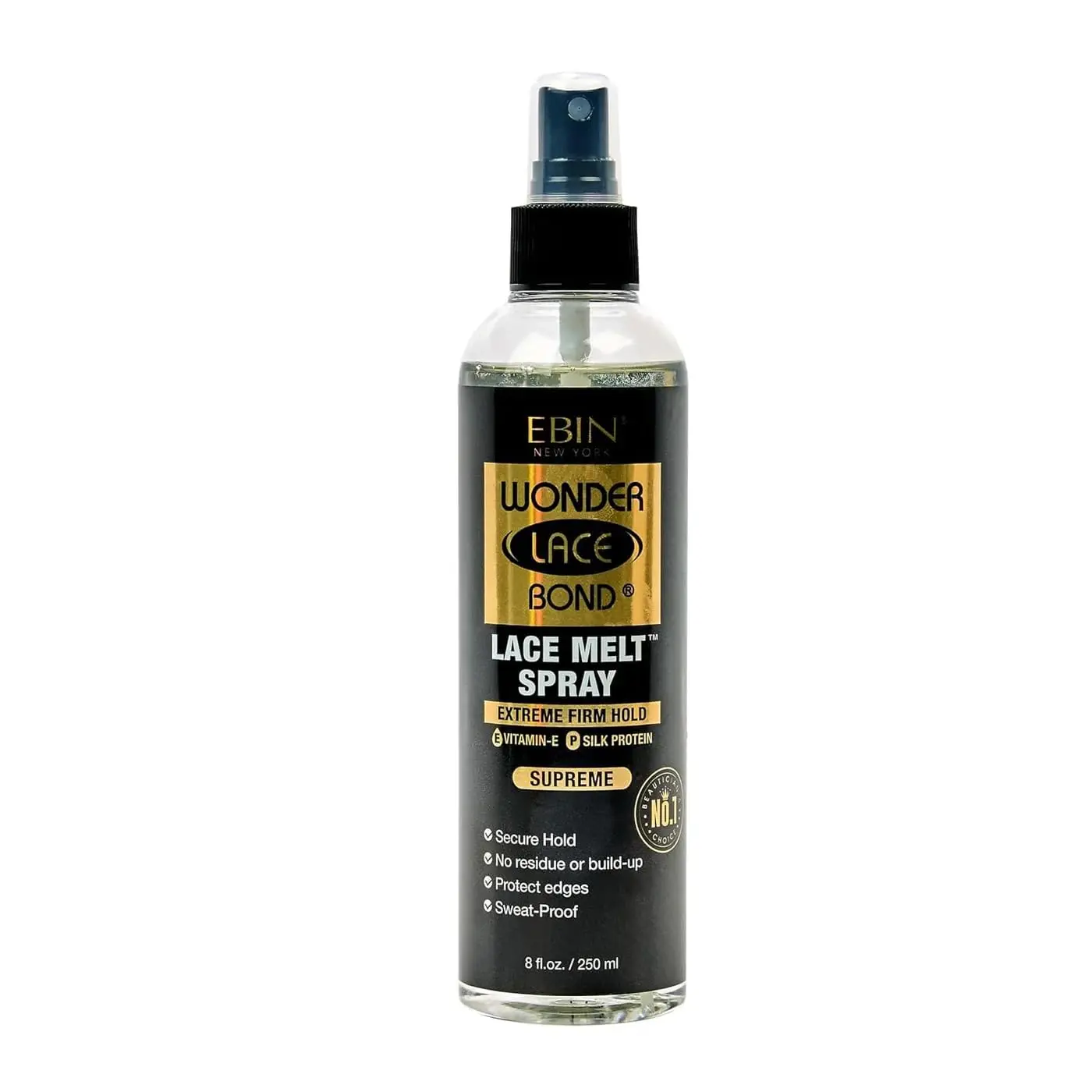 Wonder Bond Melting Spray 8oz/ 250ml - Extreme Firm Hold (Supreme) | No Reside, Long Lasting Formula with Protecting Edges, Gives Undetectable and Natural Look