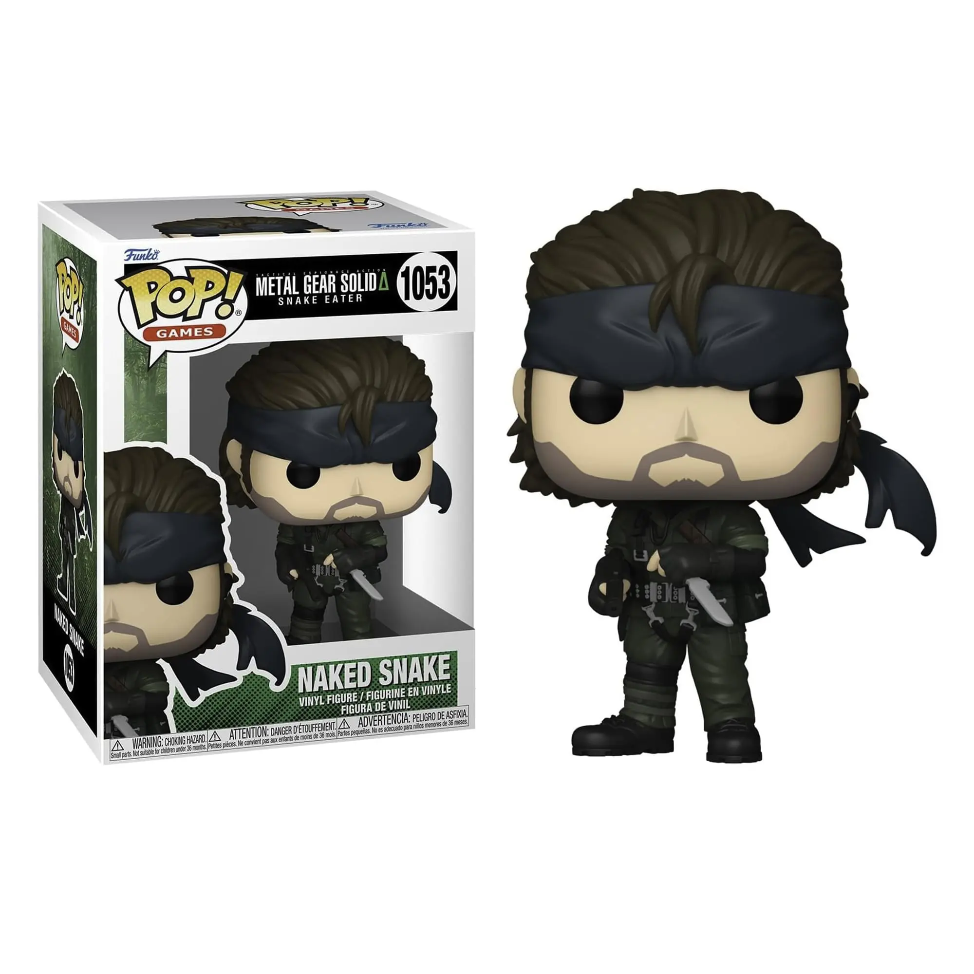 Metal Gear Solid Naked Snake Funko POP Action Figure - Collectible Figurine, Model Collectible Item, Figurines Collectibles