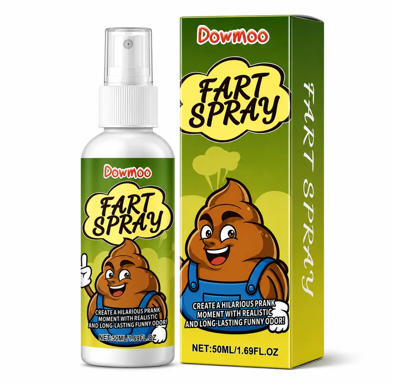 StenchBomb Fart Spray - Realistic, Long-Lasting Odor Prank Prop, Creative Prank Gift for Novelty Gag Toy Enthusiasts, Prank Gifts