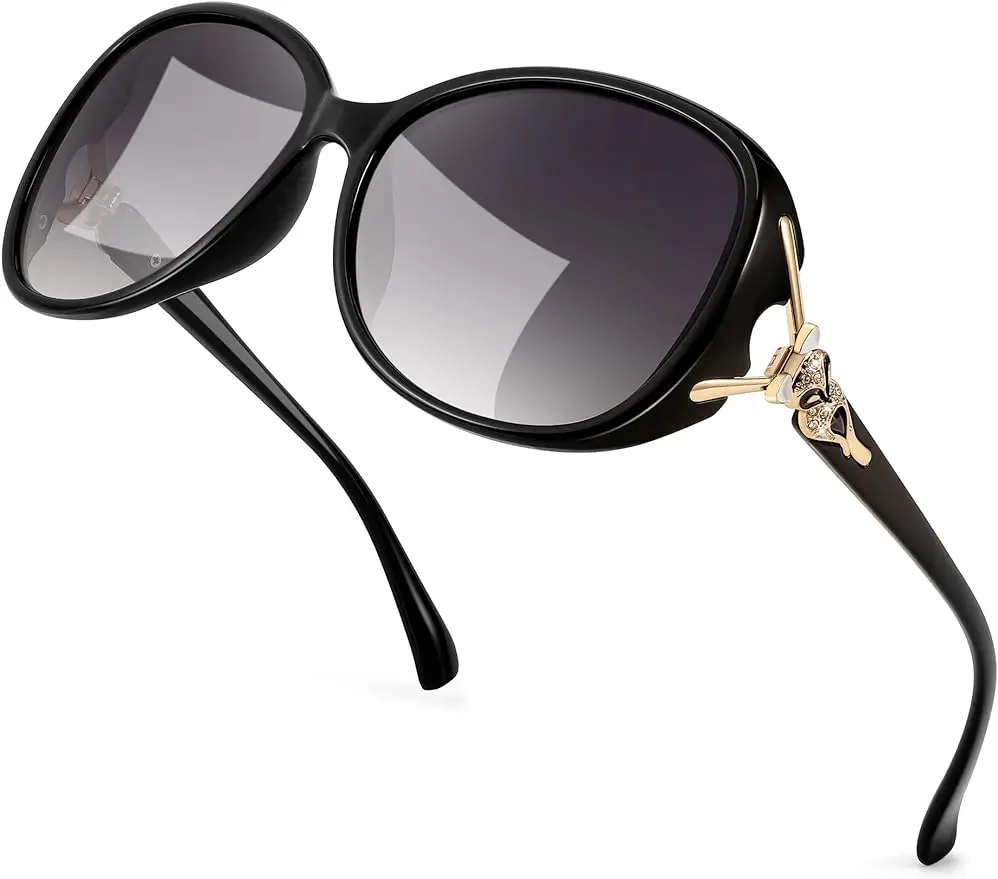 Women Oversized Polarized Sunglasses Ladies Large Shades Classic Fox Sunglasses B2730