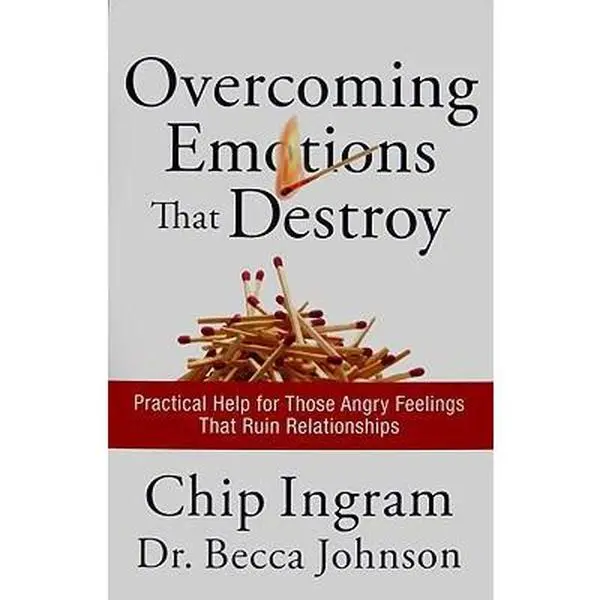 USED Book - Overcoming Emotions That Destroy: Practical Help for Those Angry Feelings That Ruin Relationships by Chip Ingram (Hardcover) - english