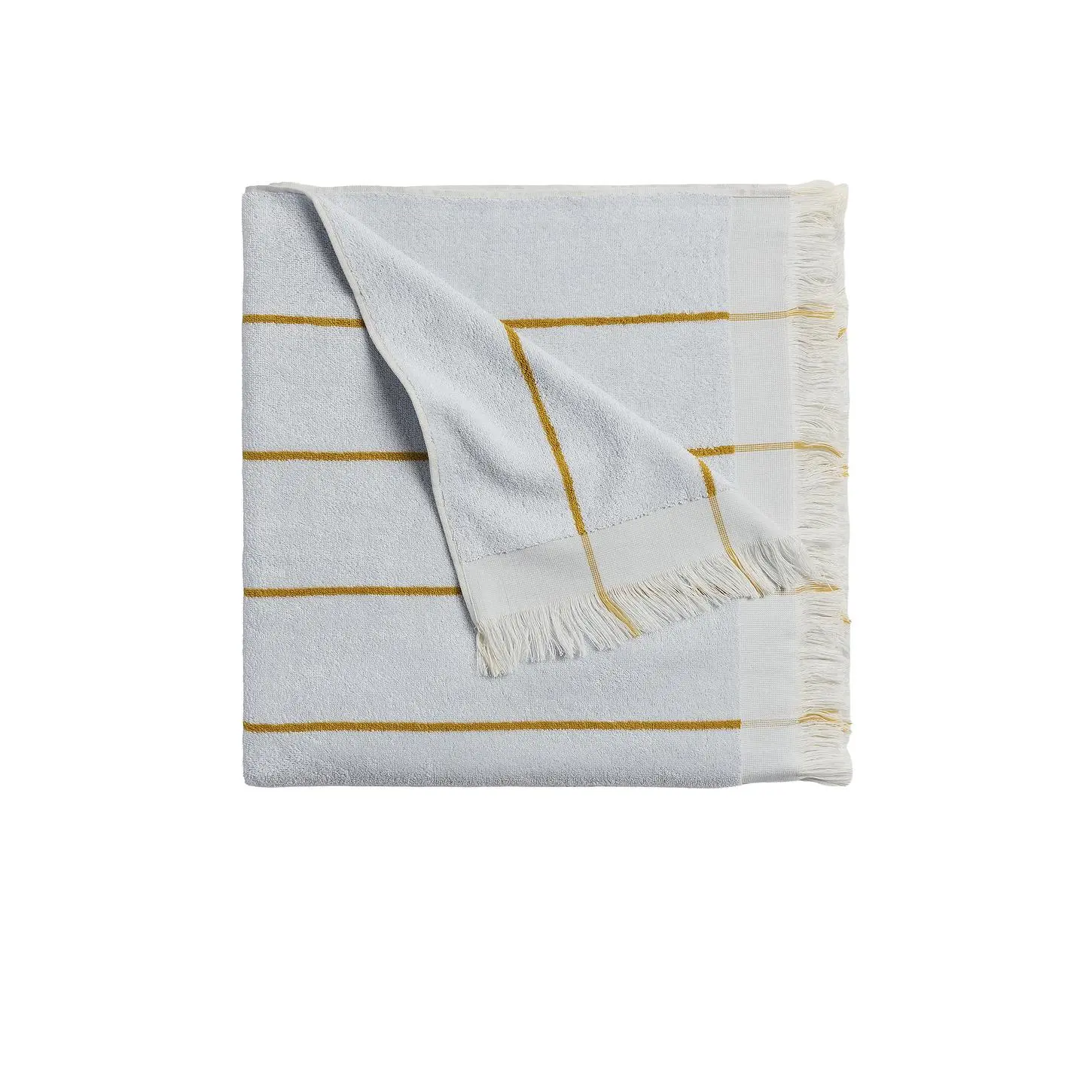 Parachute Bayside Beach Towel in Lagoon & Marigold