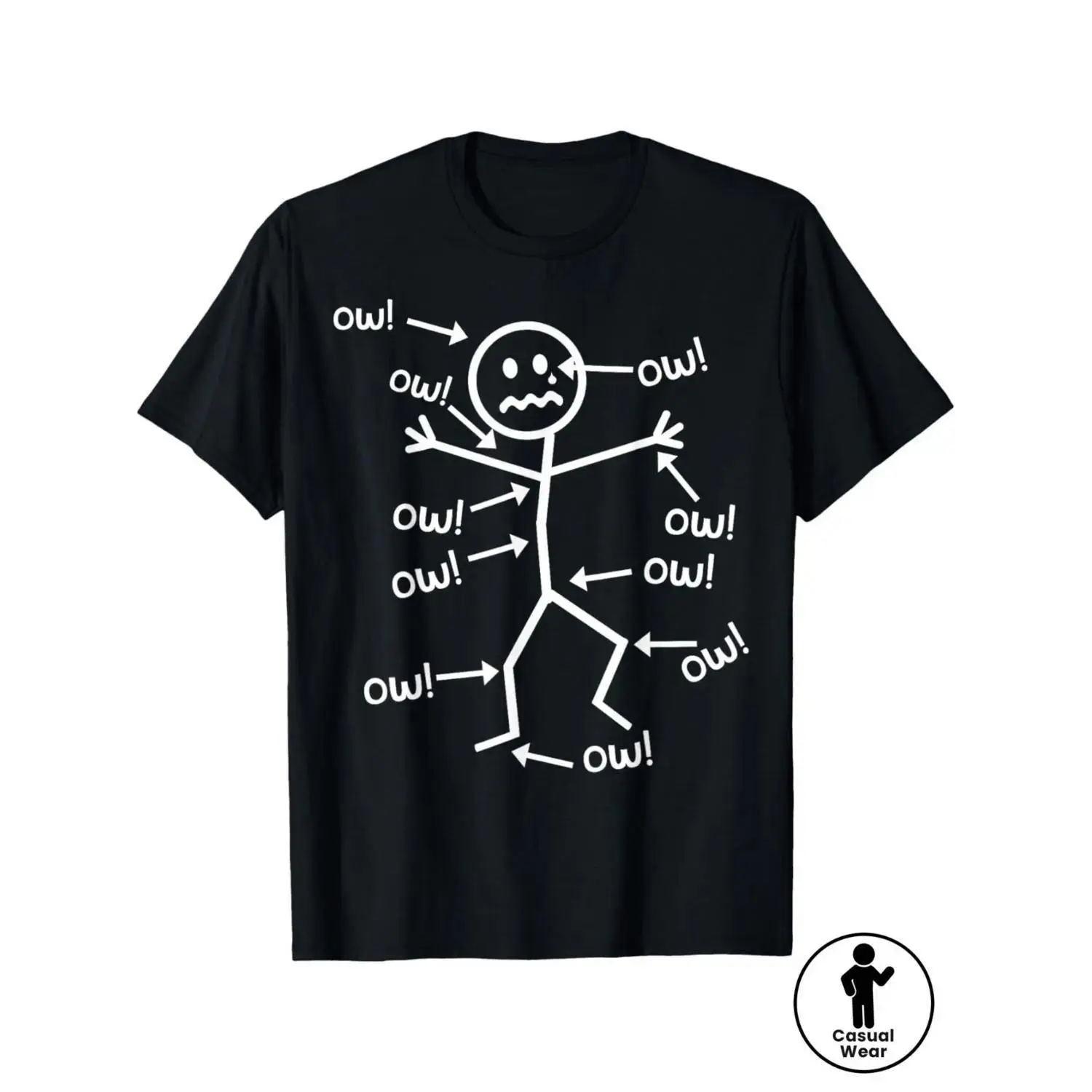 Unisex Graphic Tee Chronic Pain Awareness Funny Quote Print Casual Design T Shirt Streetwear Style Crewneck Short Sleeve Soft Cotton Breathable Comfortable Fit Relaxed Fit Daily Wear Medical Awareness Gift Trendy Aesthetic Fashion Top