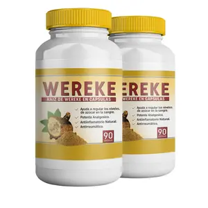 Wereke Raiz de Huereque en Capsulas 2 Frascos 180 capsulas. Autentico Importado de Mexico