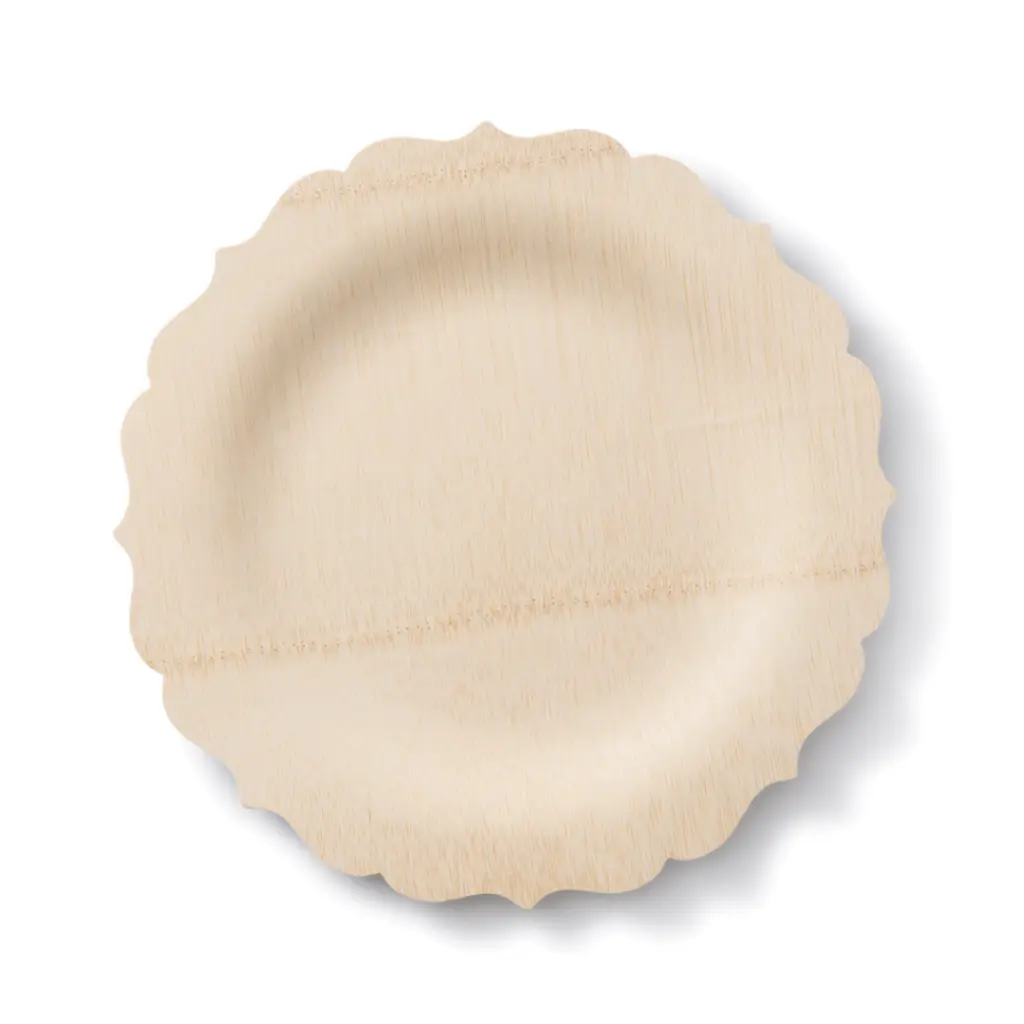 FANCY COMPOSTABLE BAMBOO PLATES