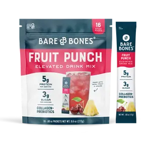 Bare Bones Elevated Drink Mix | Hydration + Collagen + Fiber + Electrolytes