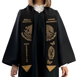 Customized Mexican Graduation Stole, Mexican American Sash, Graduation stole 2026, Custom Name School Stole,