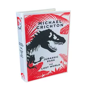 Jurassic Park Book Passport Holder, Keep Your Cards and Cash Safe and Stylishly Bookish, Book Lover's Favorite, Bookworm Gifts