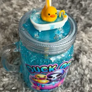 20oz Glitter Tumbler Mason Jar