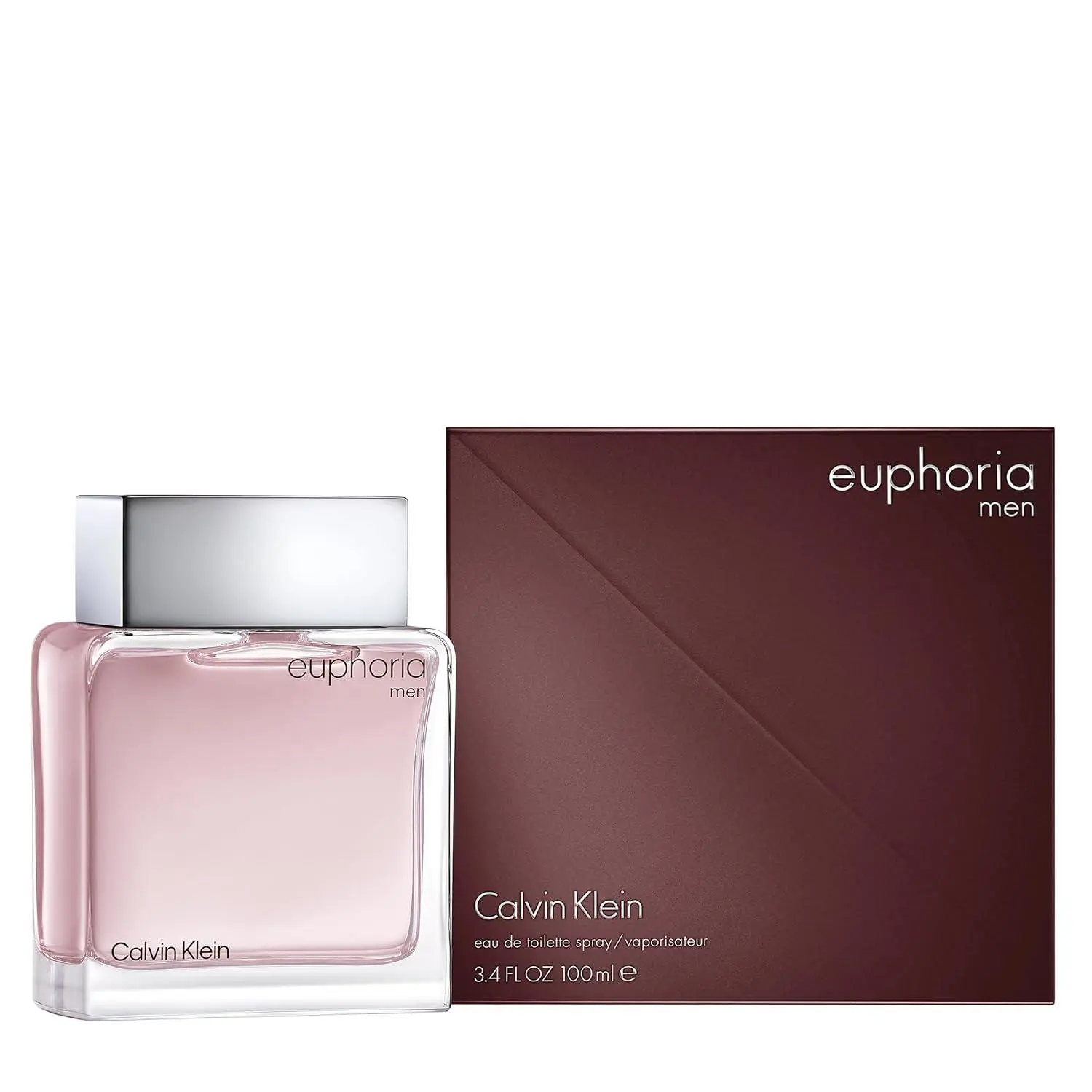 Calvin Klein Euphoria EDT Type Men's Chypre Cologne Spray Form, Captivating Scent for Male Wear, Long-Lasting Luxury Fragrance with Ginger, Black Basil, Patchouli & Amber Notes
