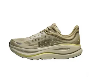 Oatmeal Thick-Sole Cushioned Running Shoe | Beige Mesh & Synthetic Leather Lightweight Sneaker