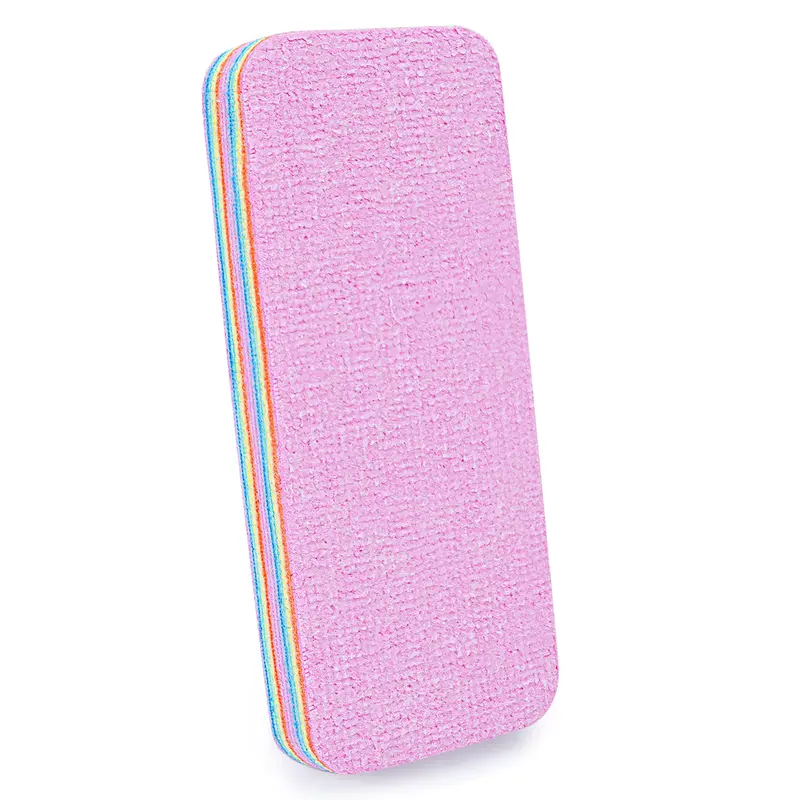 KEEPOW 12-Layer Multicolor Soft Brushed Microfiber Cleaning Cloth - Reusable, Durable, Quick-Dry, Odor-Free, Strong Grime Lift, Easy to Clean, Ideal for Glass, Hand, Leather Wipe, Household Use