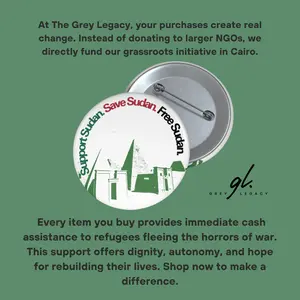 Support Sudan Button | Save Sudan Activist Pin Custom Pin Buttons