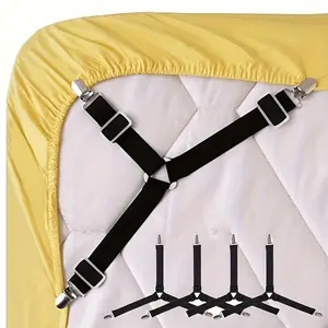 Adjustable bed sheet, blanket holder, tablecloth, sofa cover, bed sheet buckle, tent, metal fixed bed sheet clip, Bed Sheet Holders