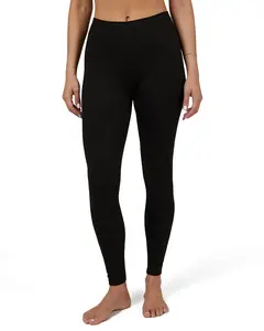 32 Degrees Heat Women's Lightweight Baselayer Legging | 4-Way Stretch | Form Fitting | Thermal, Black, Small