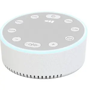 2-in-1 Sound Machine/Night Light, Portable White Noise Sound Machine, 6 Soothing Sounds, 60-min Timer for Sleep Aid, Relaxing, Meditation, Bedroom Gadgets, Home Decor