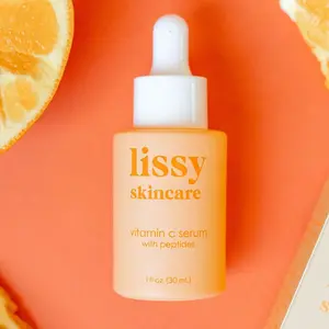Lissy Skincare Vitamin C Serum with Peptides Acne Bright Hydrating Skin Repair Comfort