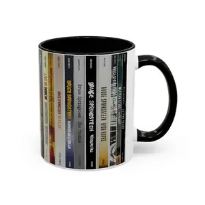 Bruce Springsteen CD Albums Collection Accent Mug