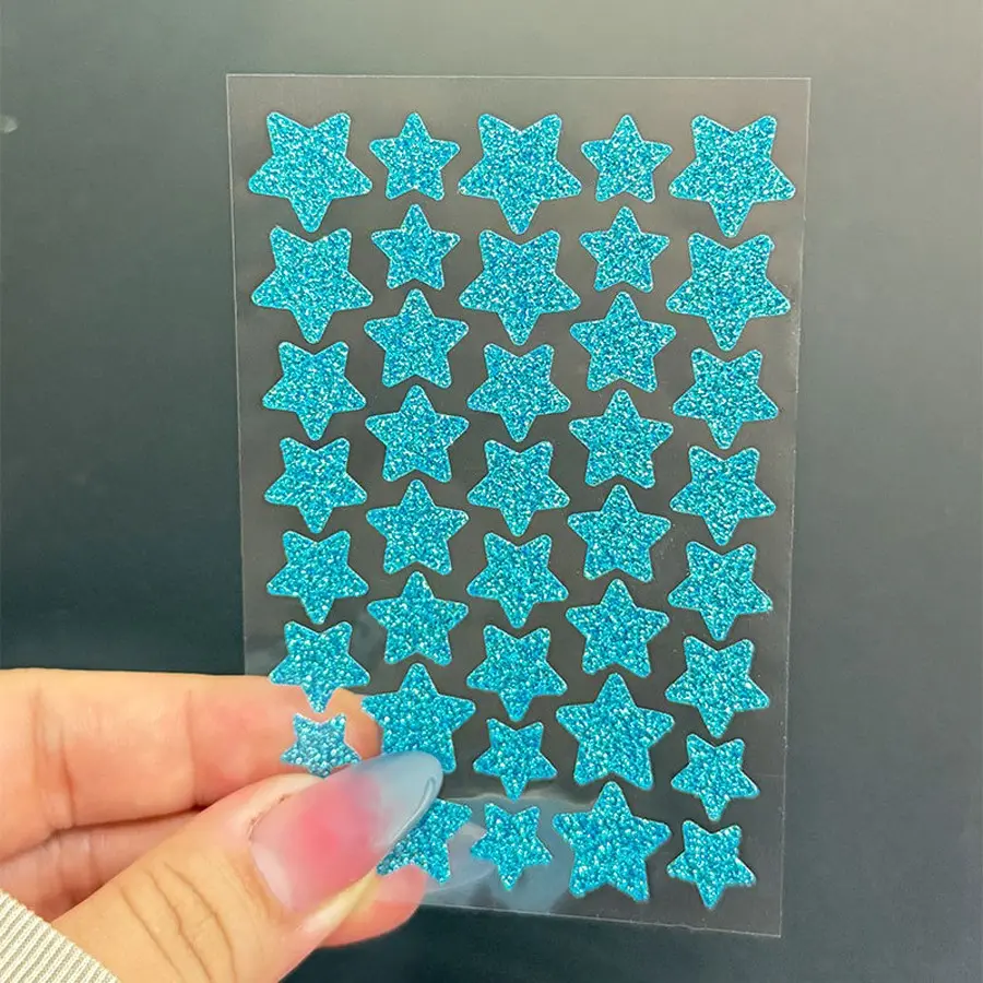 560pcs Star Shape Self-Adhesive Stickers, Multi-Pack Colorful Decorative Stickers, Party & Holiday Decoration, Room & Travel Essentials, Aesthetic Stickers, Sticker Set