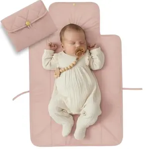 Summer Spring Gift Portable Diaper Changing Pad - Soft and Easy to Clean Diaper Changing Mat for Babies - The Perfect Lightweight and Foldable Pad for Traveling