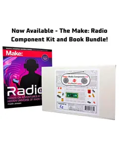 Make: Radio Electronics Kit Component Pack and Book Bundle | Educational Learning Kit Follows Experiments, DIY Projects, Circuits from 2024 Paperback by Fredrik Jansson Charles Platt