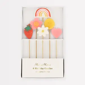 Happy Icons Candles (x 6)