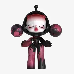 Skull Panda Red Crystal Collection Box