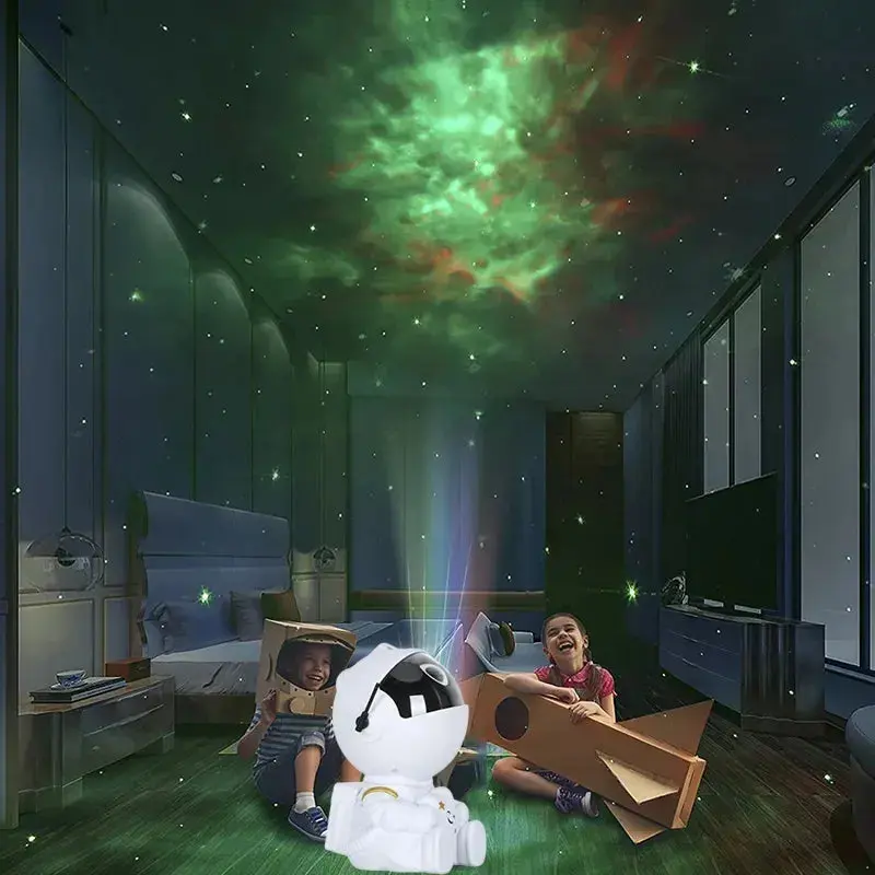 Astronaut Galaxy Projector with 8 Nebula Variations and Stars