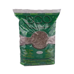 ECO BEDDING® 99% Dust Free Paper Bedding for Small Pets, Eco Natural Bag 4.5 lb (expands to 125L)