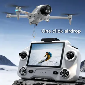 2026 New Design GPS Drone with 180° ESC Camera 5G Large Screen Remote Control Lifting and Obstacle Avoidance Head Brushless Power GPS Return for Amateur Players