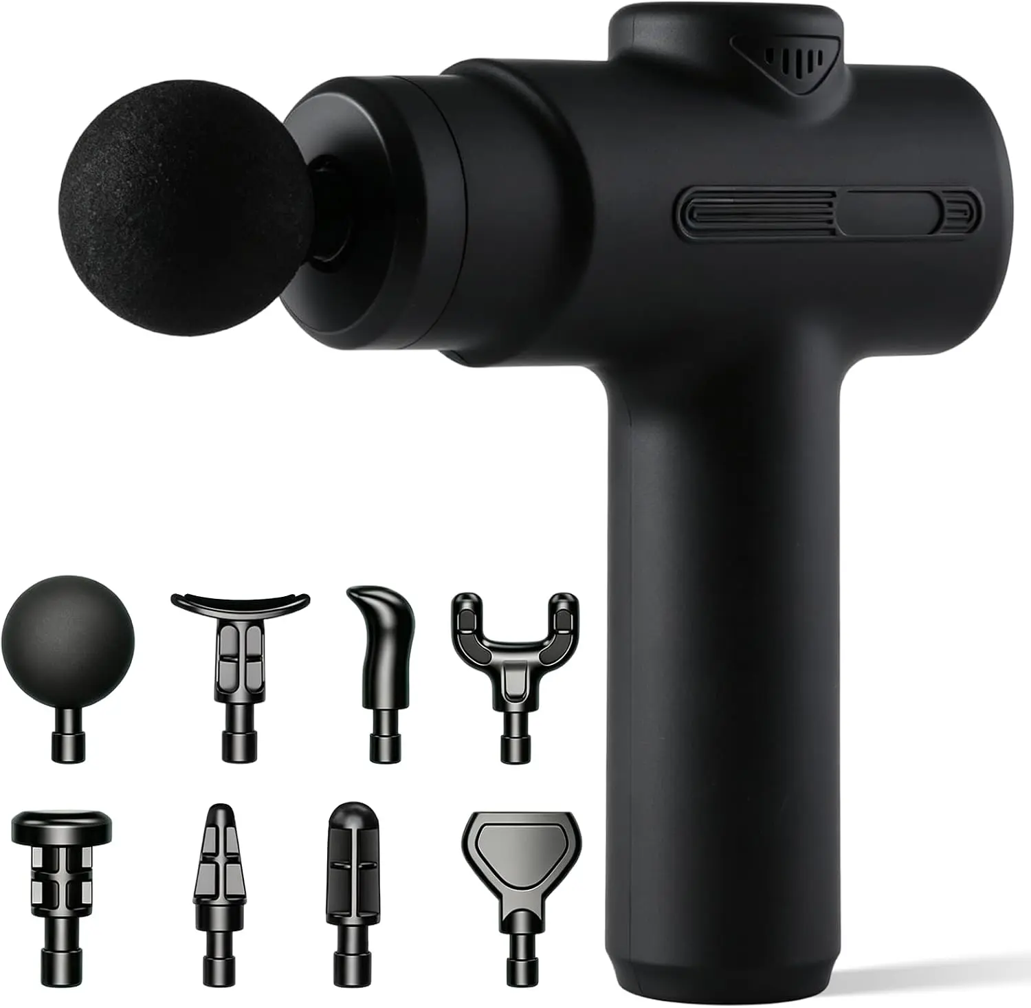 Handheld Deep Tissue Massage Gun - 6 Adjustable Vibes, Portable Electric Massager for Neck & Back, Athlete Use, Home Gift Option