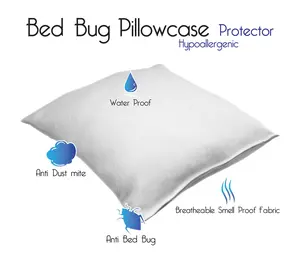 Remedy Waterproof King Hypoallergenic Pillow Protector