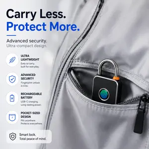 Keyless Biometric Fingerprint Smart Door Lock, App-Controlled Digital Security Device for Home, Tools & Hardware Door Access Solution