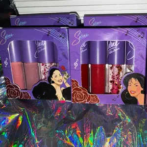 Glass Lip Glaze Berry Pink elip Selena 1 4pcs Stay Glossy Can You Not Lip Gloss Makeup Set with Vibrant Shades Lip Gloss Set Hydrating Lip Gloss Sparkling Long-Lasting Non-Stick Liquid Lipstick Soft Matte Nude Glass Lip Glaze Set Lip Stain Set lipgloss