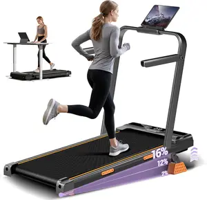 Umay Foldable Home Treadmill with Foldable Safety Handrail, 16% Incline Walking Pad for Home Office Fitness