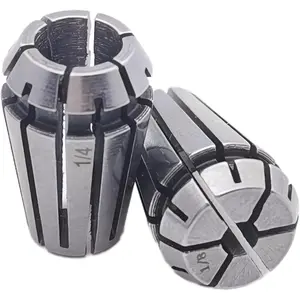 Er11 Collet Set, 1/8" and 1/4 inch Router Collet Chuck for CNC Engraving Machine & Milling Lathe Tool (ER11 1/4 1/8 inch)