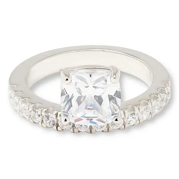 Radiance by Absolute™ 5.84ctw Cushion Cut Floating Ring