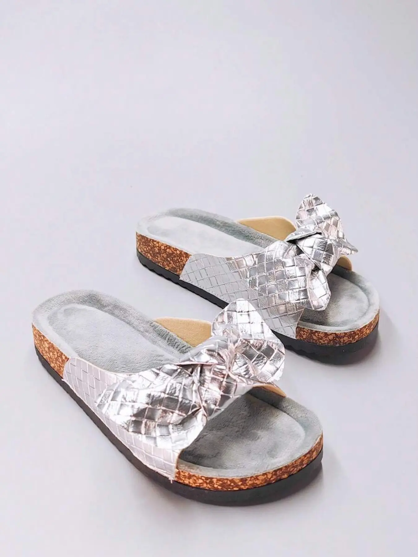 Bow Detail Platform Sandals - Non-Slip Summer Beach Slides For Women Viral Thick Sole Slippers Indoor Outdoor Comfort Shoes Sliders Shoes