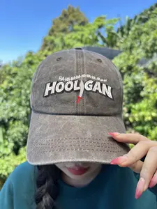 Funny Meme Hooligan Ha Ha Ha Graphic embroidery HAT, gift for fan