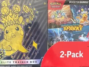 Costco Pokemon Surging Sparks 2-Pack Trainer Box and Booster Bundle - Miscellaneous Cards & Products (MCAP)