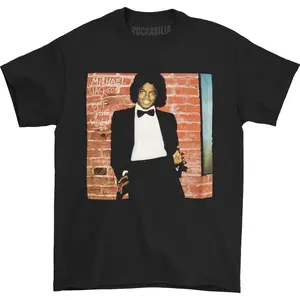 Mj Off The Wall Closeup T-Shirt Michael Jackson Tee Vintage 90s Style Unisex Tee, Retro Music Fan Gifts