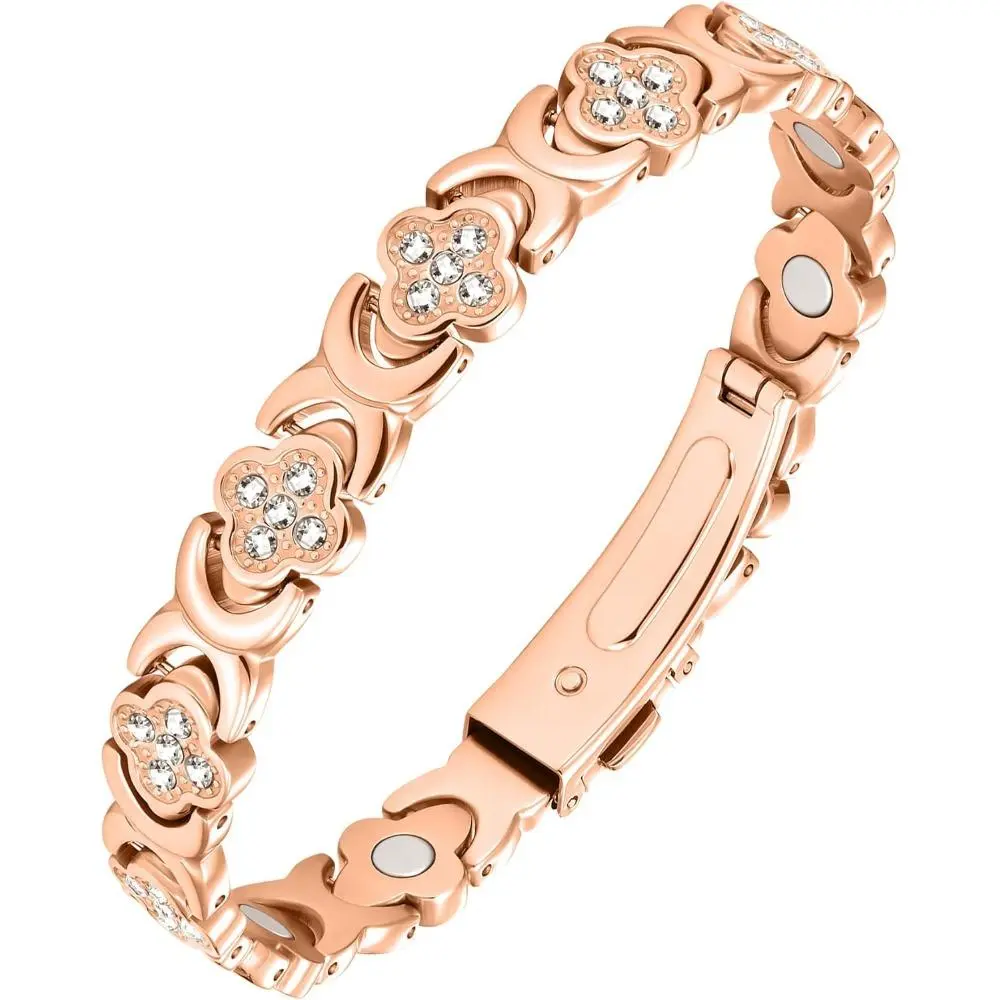 Copper Bracelets for Women , Pure Copper Magnetic Bracelet with 3500 Gauss Effective Magnets Outdoorfun couple